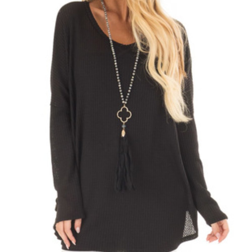NEW Soft Waffle Top in Small